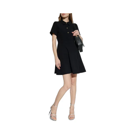 Collared Fit-And-Flare Dress