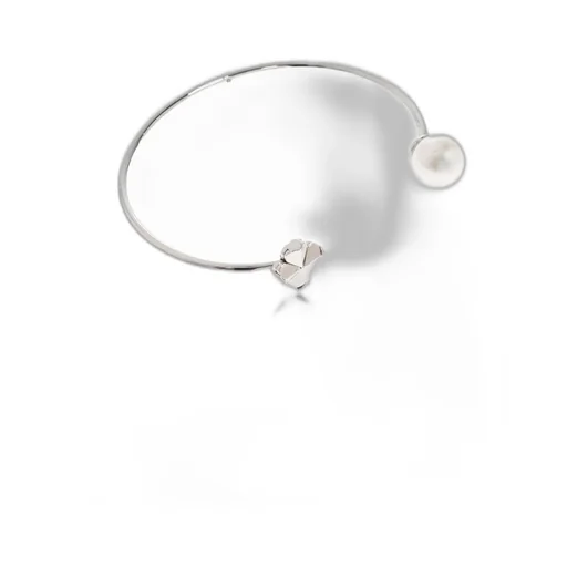 Clover And Pearl Bangle