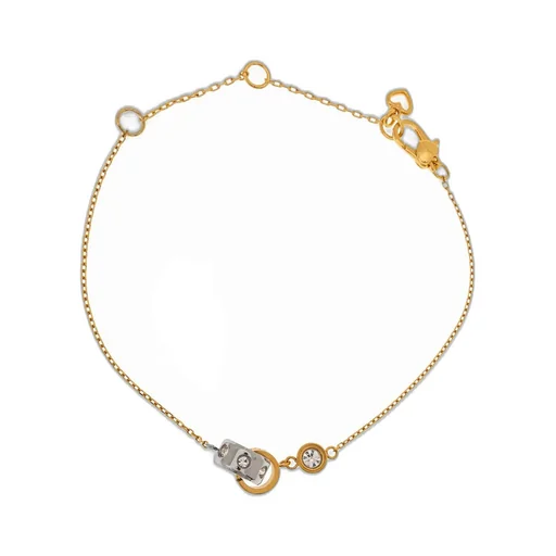 Chain Bracelet With Cubic Zirconia