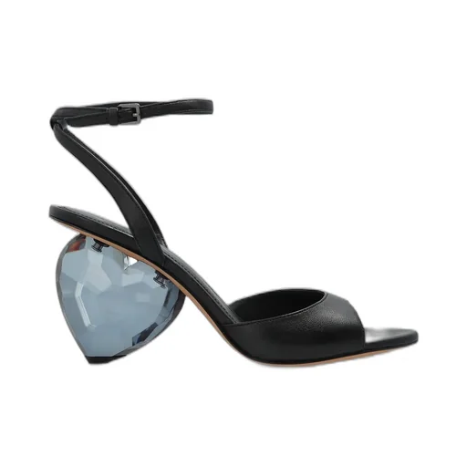 Sandals With Heart-Shaped Heel