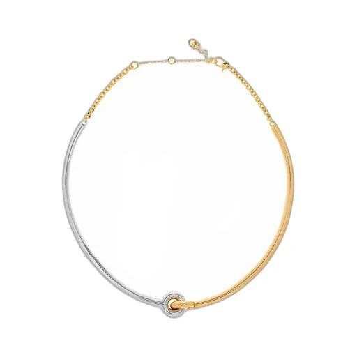 Two-Tone Choker Necklace