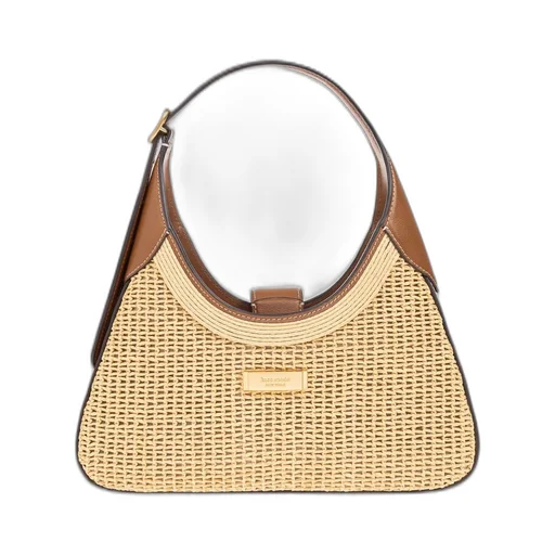 Raffia Shoulder Bag