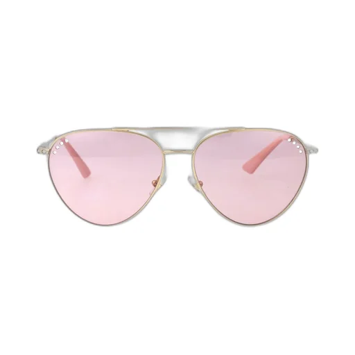 Aviator Sunglasses With Rhinestone Embellishments