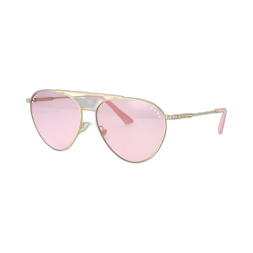 Aviator Sunglasses With Rhinestone Embellishments