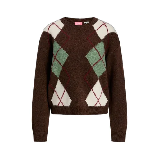 Argyle Knit Sweater