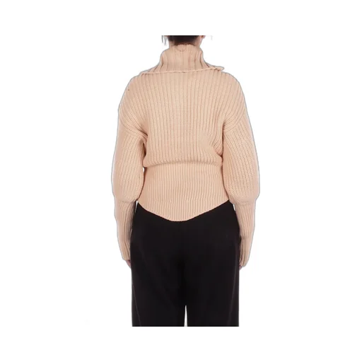 Zip-Up Knit Cardigan