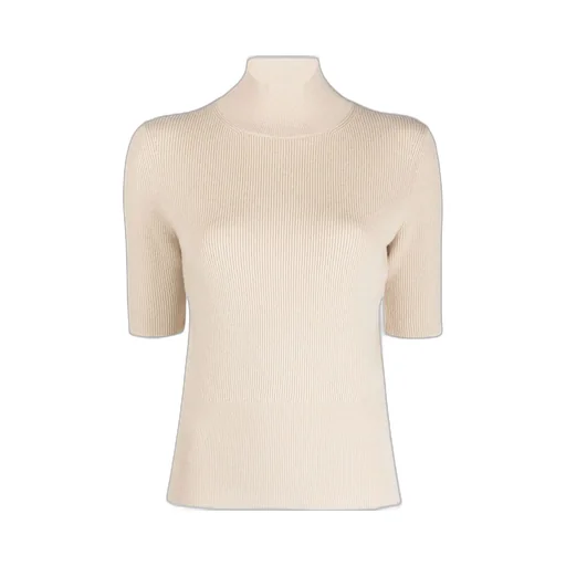 Ribbed Turtleneck Top