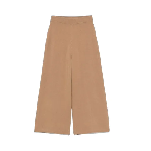 Wide-Leg Knit Pants