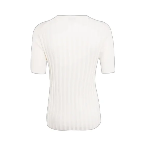 Ribbed Knit T-Shirt