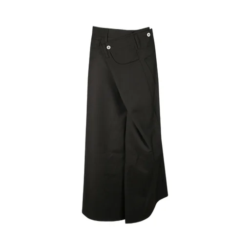 Asymmetric Wrap Skirt