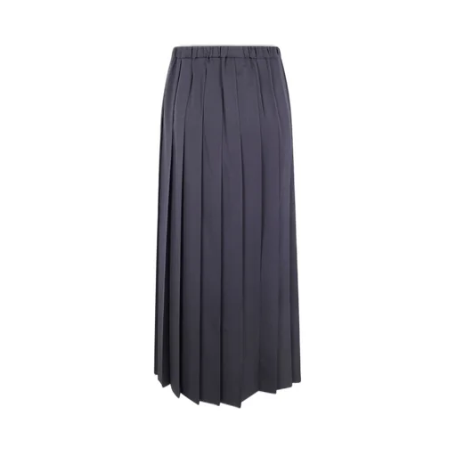 Pleated Maxi Skirt