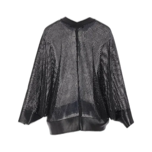 Sheer Sequin Kimono Jacket