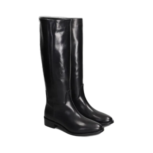 Knee-High Leather Boots