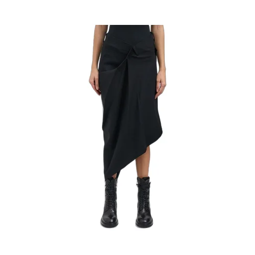 Asymmetric Draped Skirt