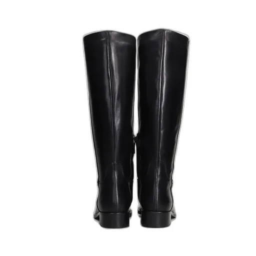 Knee-High Leather Boots