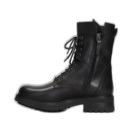 Lace-Up Combat Boots