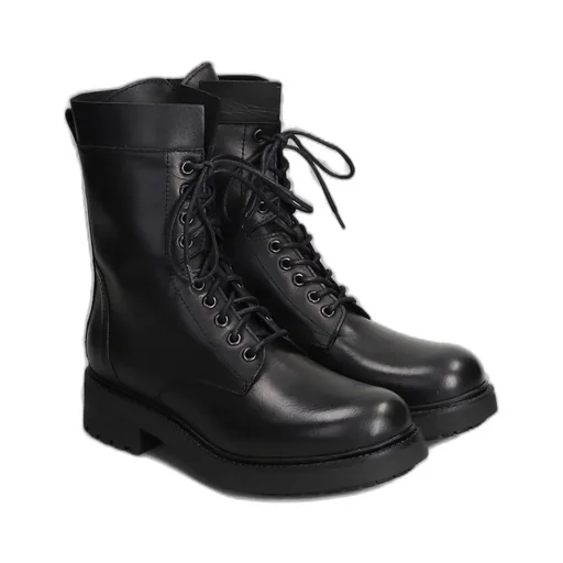 Lace-Up Combat Boots