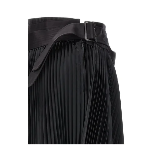 Pleated Midi Skirt