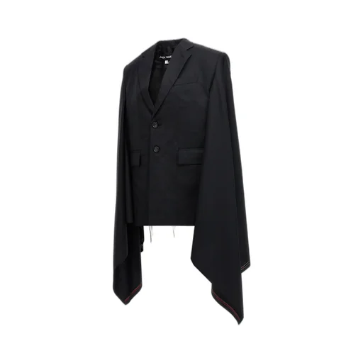 Blazer With Draped Sleeves