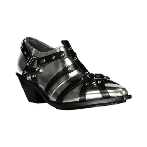 Heeled Harness Boots