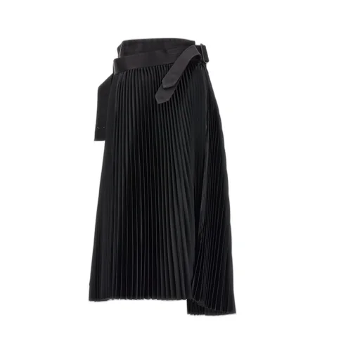 Pleated Midi Skirt