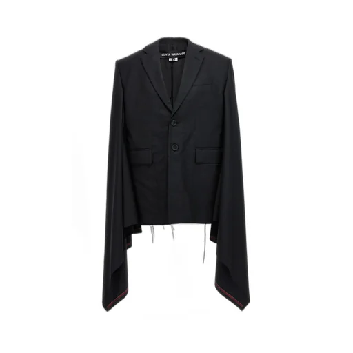 Blazer With Draped Sleeves