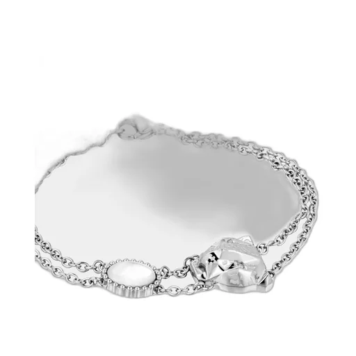 Double Chain Bracelet With Panther Head