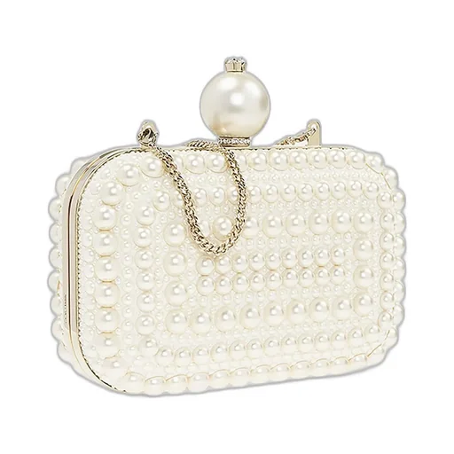Pearl Embellished Clutch