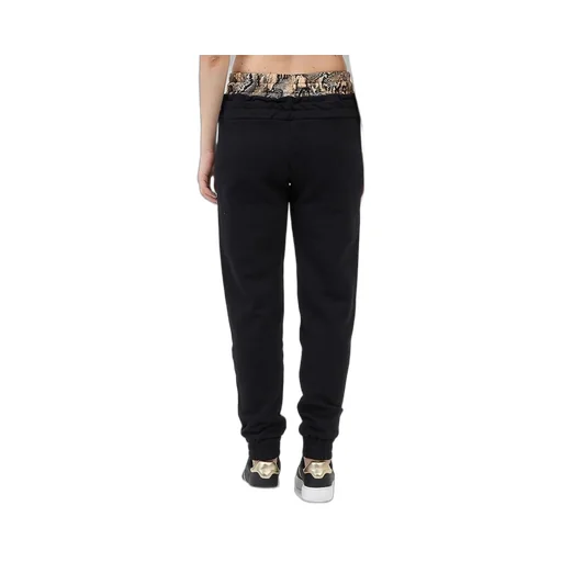 Joggers With Snake Print Waistband