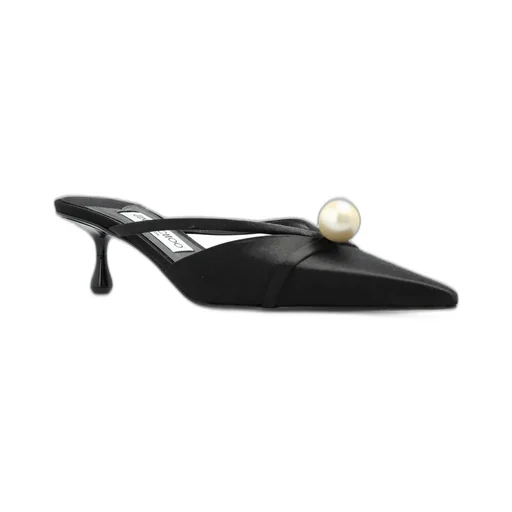 Mules With Pearl Detail