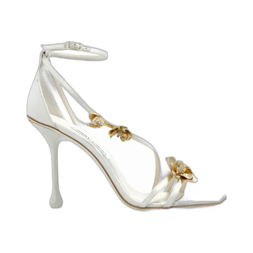 Strappy Sandals With Floral Embellishment