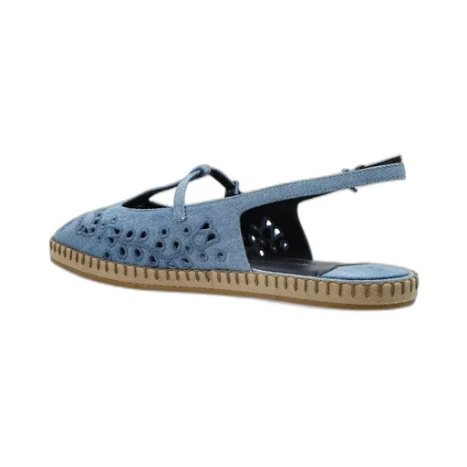 Denim Espadrille Flats
