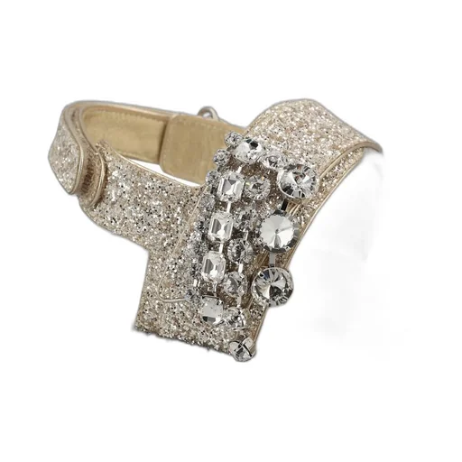 Platform Sandals With Embellished Buckle