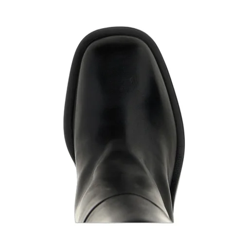 Knee-High Boots With Buckle Detail