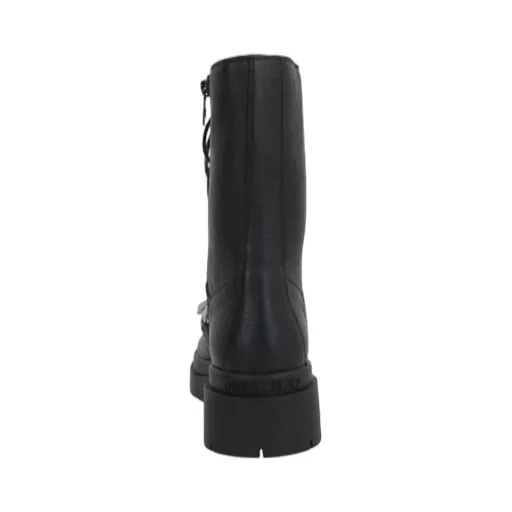 Lace-Up Boots With Chain Detail
