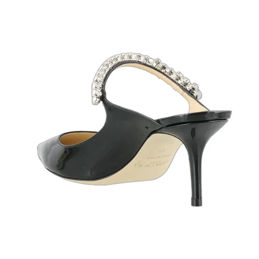 Mules With Crystal Strap
