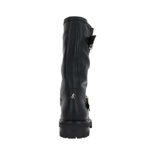 Biker Boots With Metal Toe Cap