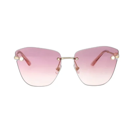 Rimless Cat Eye Sunglasses