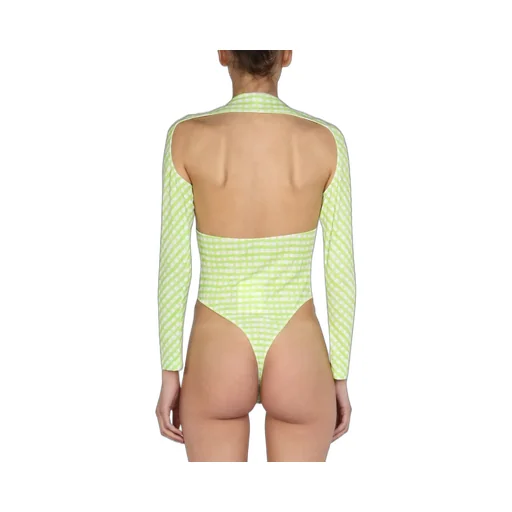 Gingham Long Sleeve Bodysuit