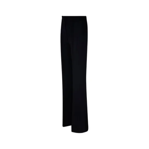 High-Waisted Flared Trousers
