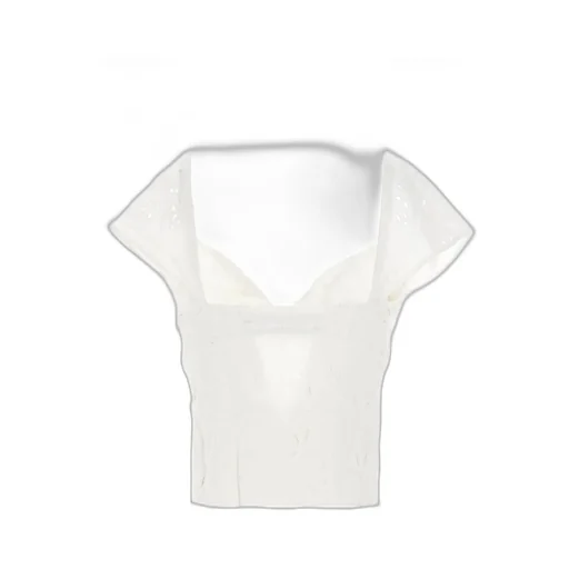 Cropped Broderie Anglaise Top