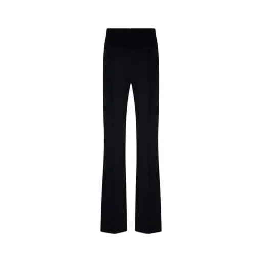 High-Waisted Flared Trousers