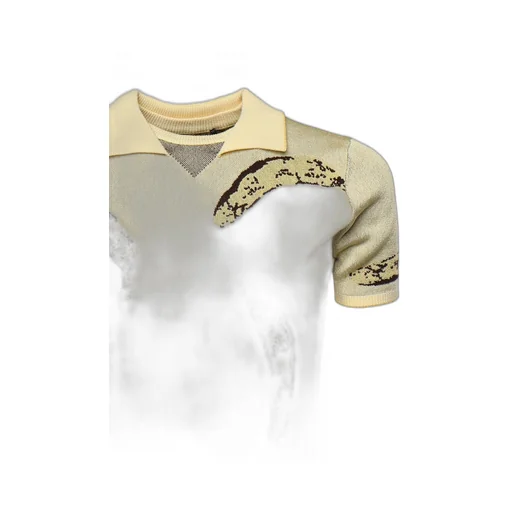 Banana Print Polo Shirt