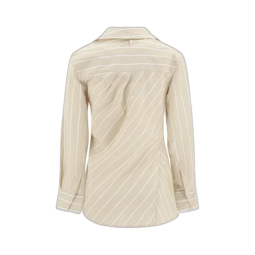Striped Asymmetric Shirt