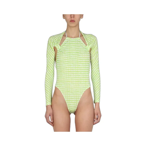 Gingham Long Sleeve Bodysuit