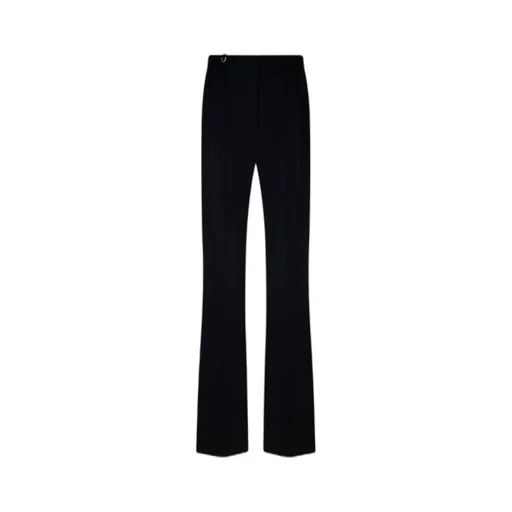 High-Waisted Flared Trousers