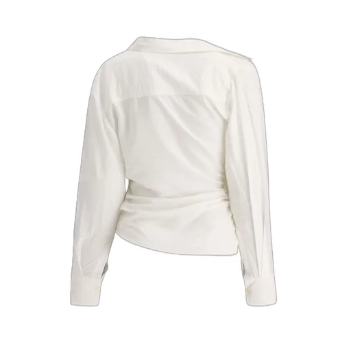 Asymmetric Tie Front Shirt