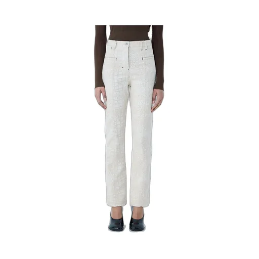 Embroidered Straight Leg Pants