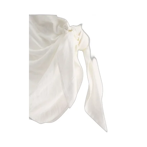Asymmetric Tie Front Shirt