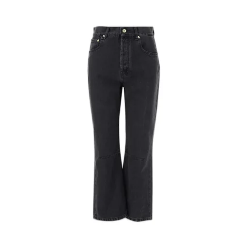 High-Waisted Flared Jeans